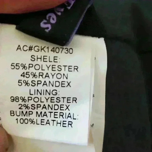 Angel Eyes black sleeveless dress with leather  upper chest. Size 4 - Picture 10 of 12